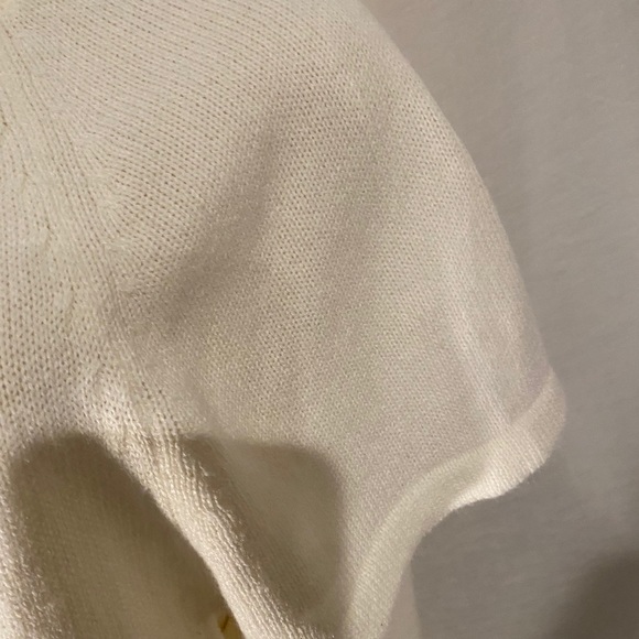 Extra Tone cream open front 3X Ladies Sweater - Picture 6 of 6